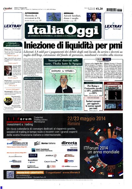 Italia oggi : quotidiano di economia finanza e politica